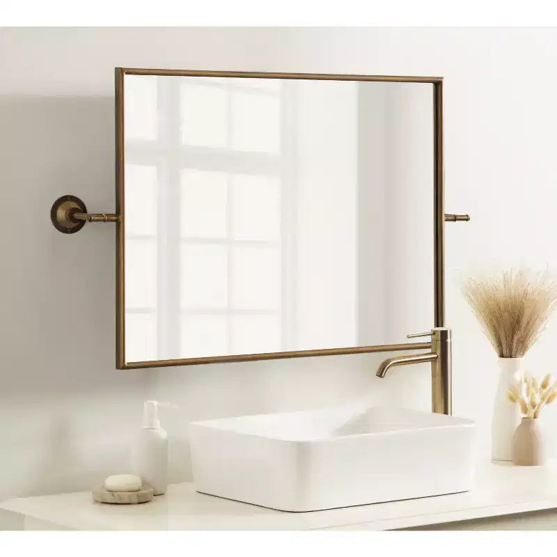 24x40 Darbridge Rectangle Pivot Mirror - Kate & Laurel All Things Decor