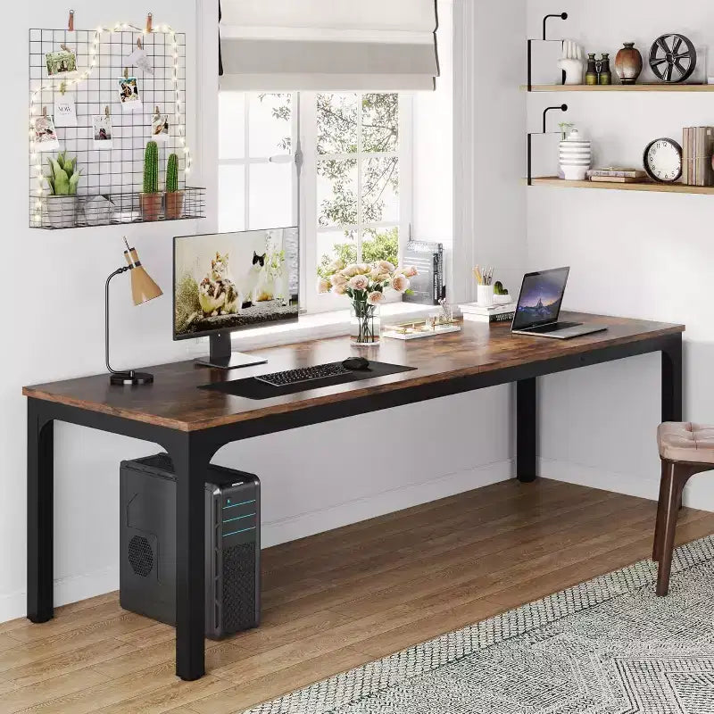 Lantine 78.7 Inches Extra Long Computer Desk
