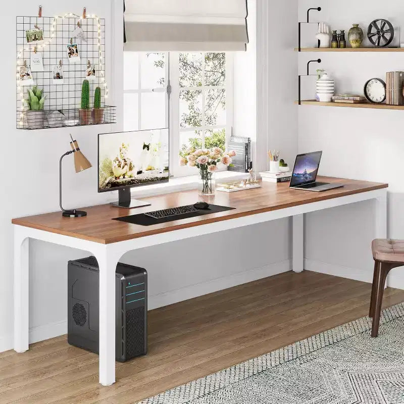 Lantine 78.7 Inches Extra Long Computer Desk