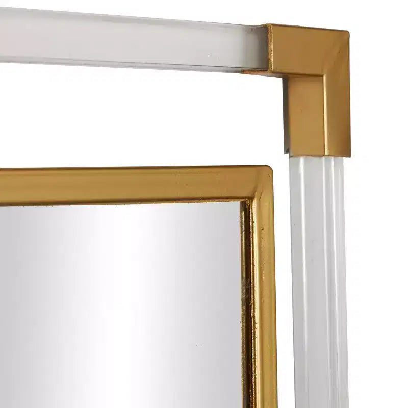 38x28 Metal Double Framed Wall Mirror with Acrylic - Olivia & May