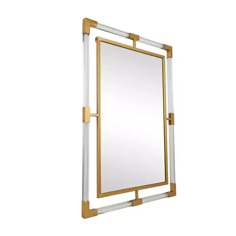 38x28 Metal Double Framed Wall Mirror with Acrylic - Olivia & May
