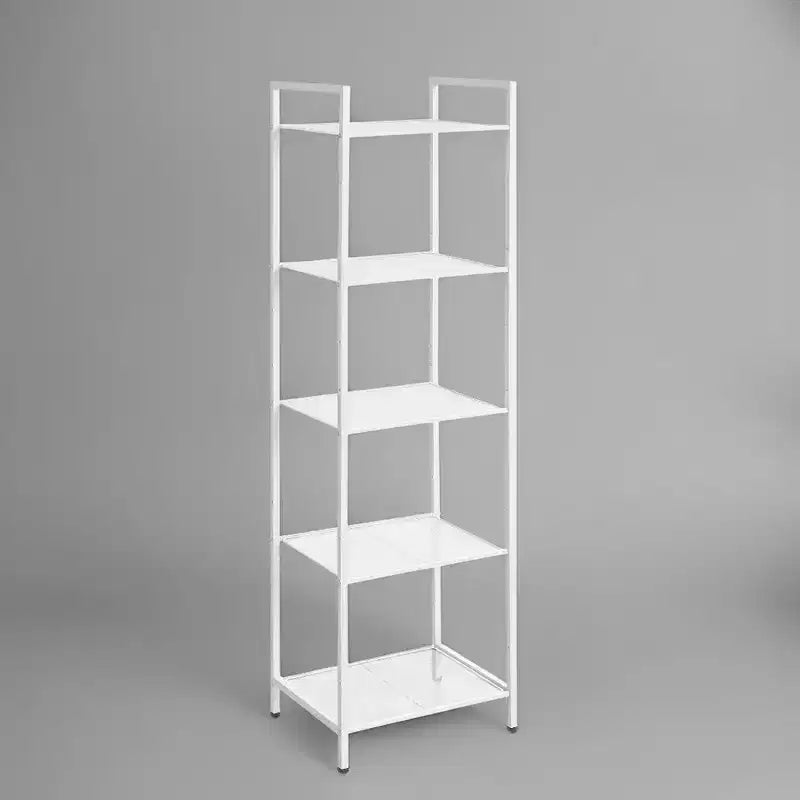 SONGMICS Storage Rack Bathroom Shelf Extendable Plant Steel Stand with Adjustable Shelf