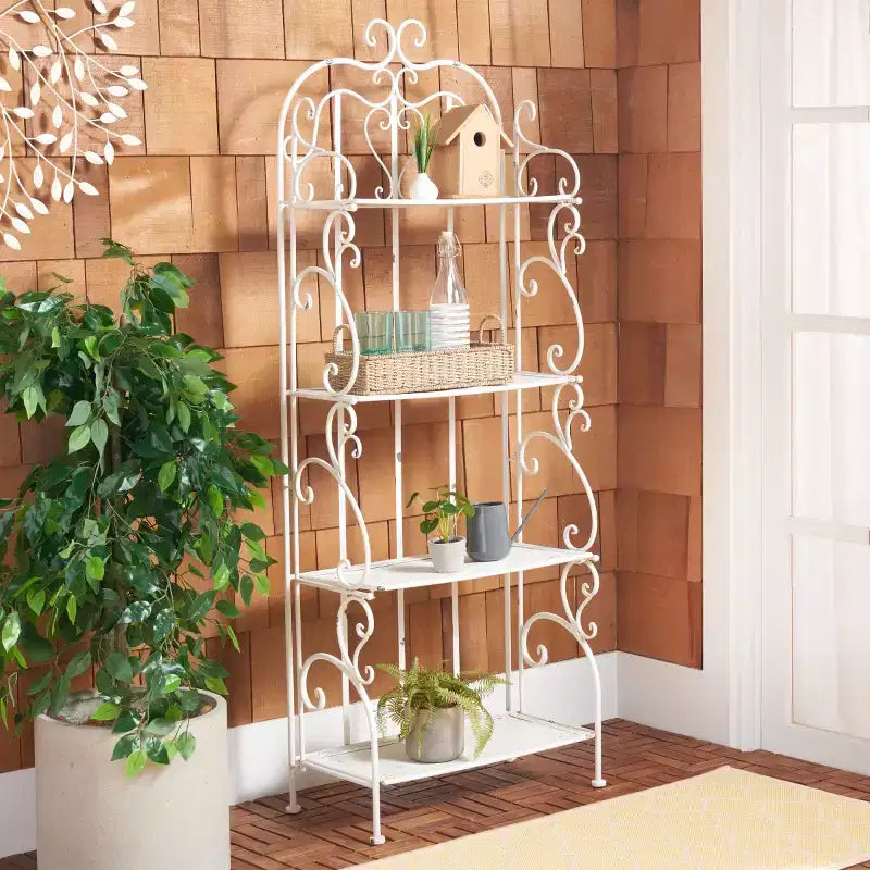 Tyrique 4 Tier Shelf Unit - Indoor/Outdoor - PAT5033 - Safavieh