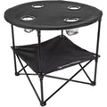 Wakeman Outdoors Folding Camping Table, Black