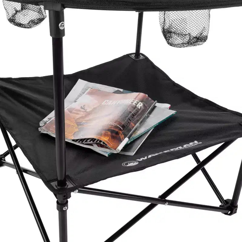 Wakeman Outdoors Folding Camping Table, Black