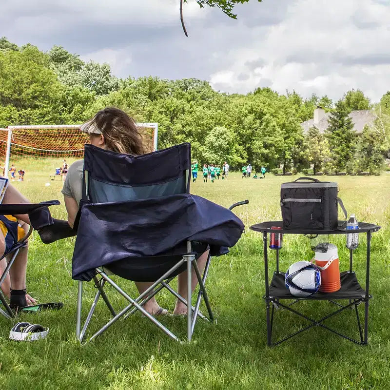 Wakeman Outdoors Folding Camping Table, Black