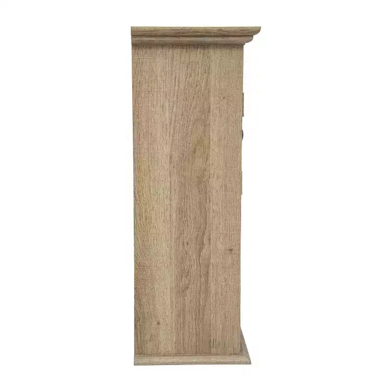 Merrick Lane Wall Mounted Bathroom Medicine Cabinet with Adjustable Cabinet Shelf, Lower Open Shelf, and Magnetic Closure Doors