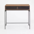 The Lakeside Collection Industrial Farmhouse Style Desk with Storage