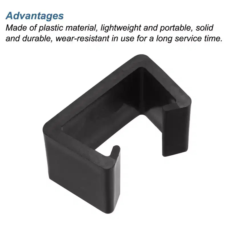 Unique Bargains Outdoor Patio Sofa Fixed Connection Chair Fasteners Furniture Clip Black