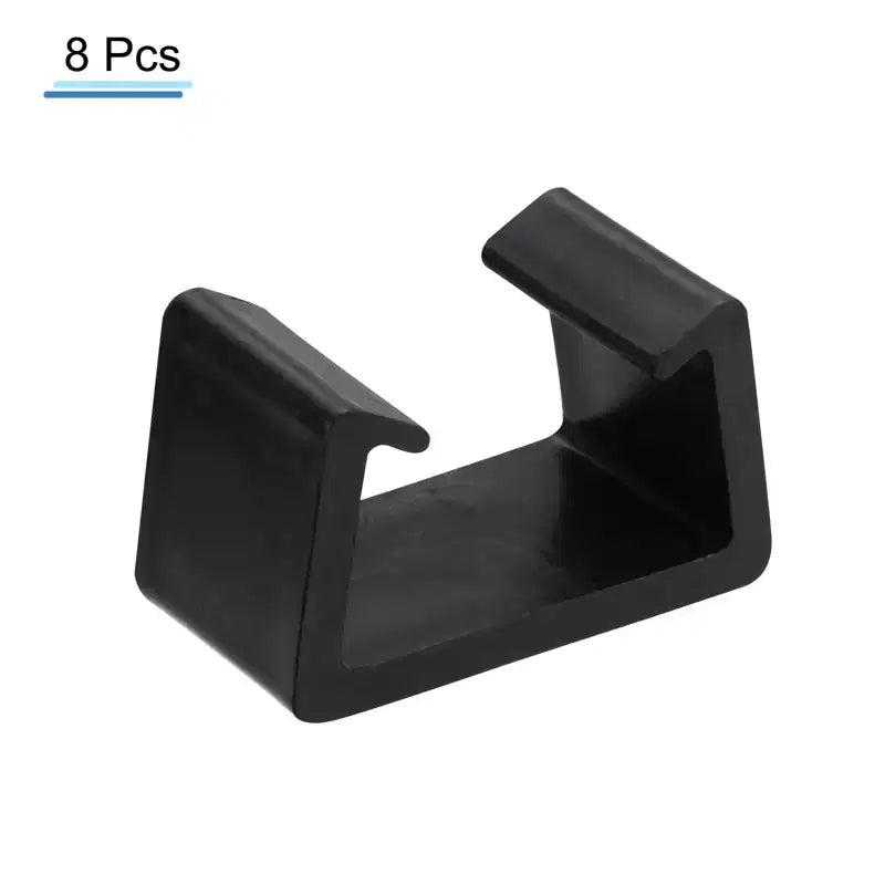 Unique Bargains Outdoor Patio Sofa Fixed Connection Chair Fasteners Furniture Clip Black