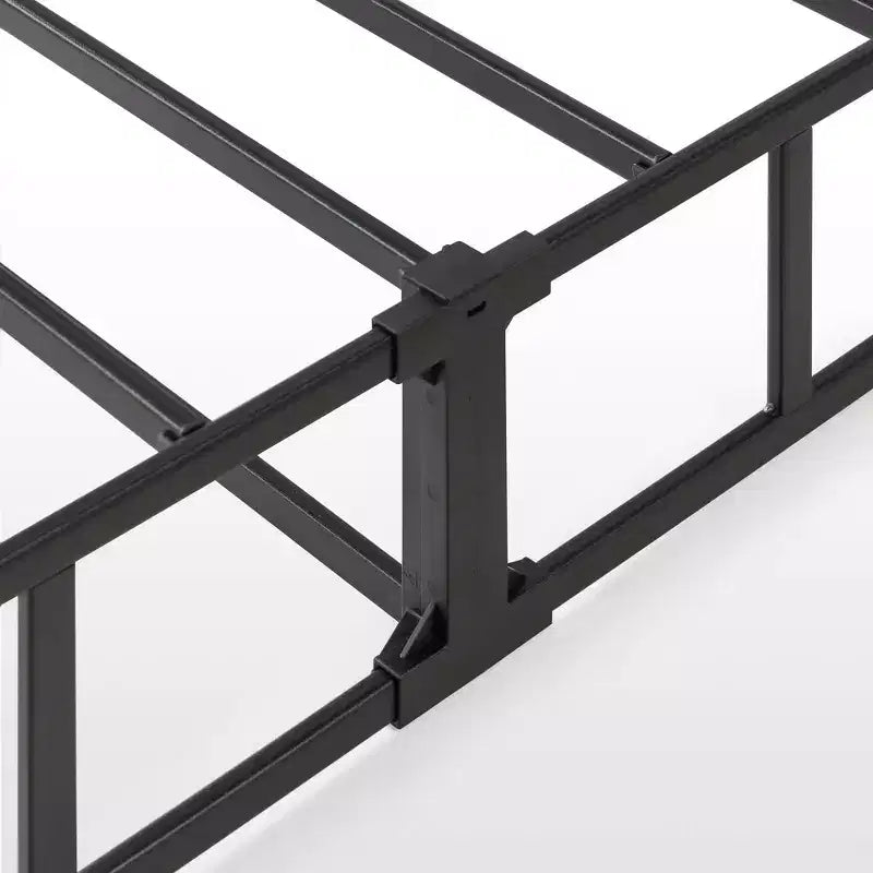9" Metal Smart Box Spring with Quick Assembly Gray - Zinus