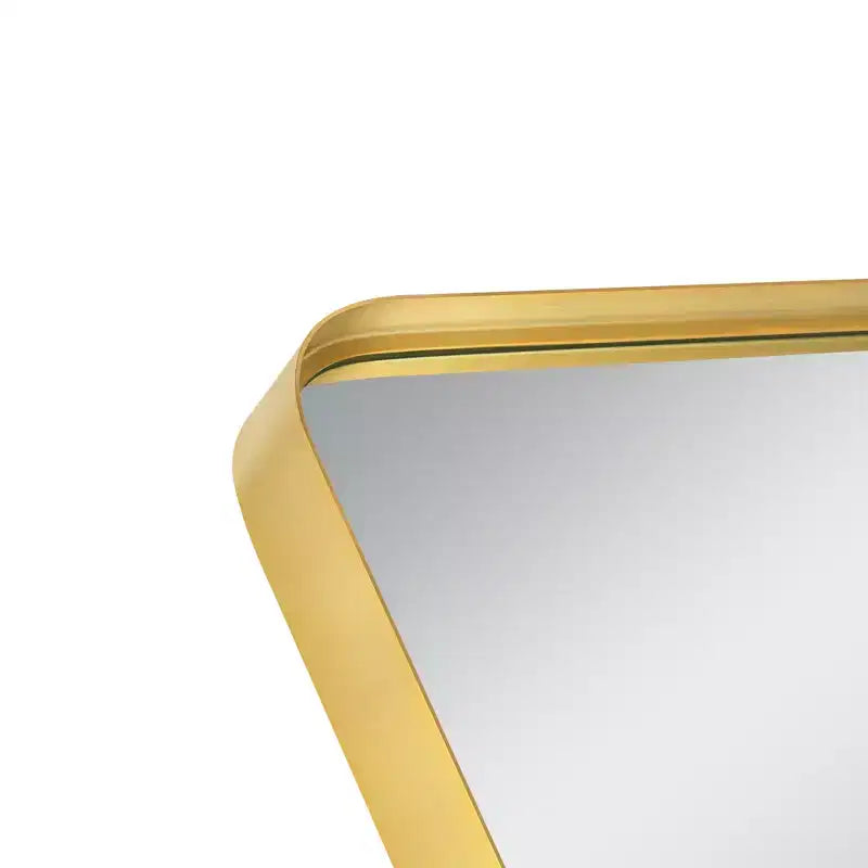 Dovelina Wall Mounted Mirror Rectangle Metal Framed Bathroom Vanity Mirror
