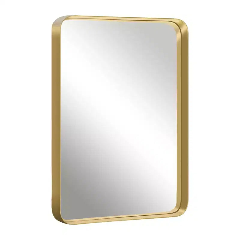 Dovelina Wall Mounted Mirror Rectangle Metal Framed Bathroom Vanity Mirror