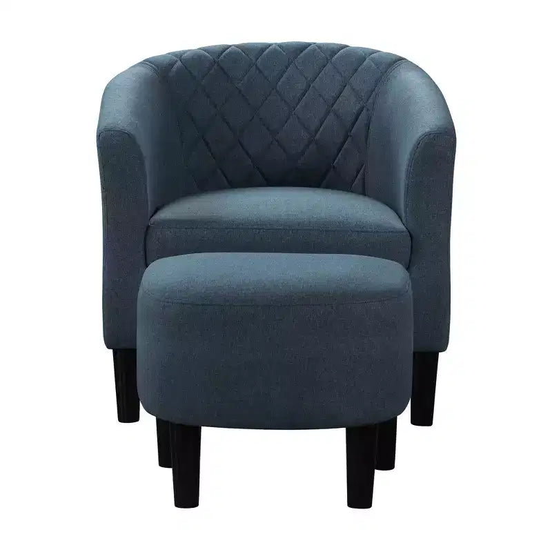 Breighton Home Take a Seat Roosevelt Accent Chair with Ottoman
