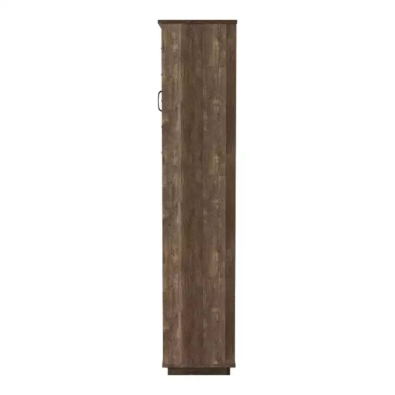 miBasics Stormquiet Farmhouse 1 Drawer Tower Cabinet with Wine Rack and Shelves