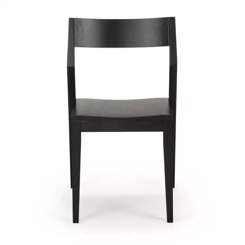 Plank+Beam Modern Dining Chair Set of 2, Solid Wood Chairs for Kitchen, Office, Living Room