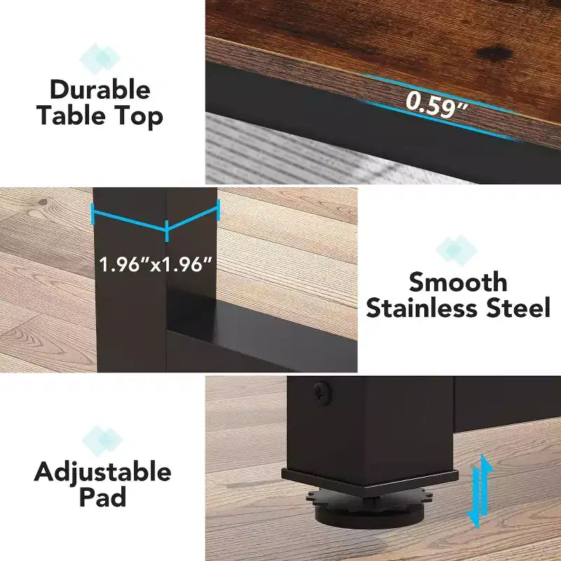 Tribesigns 70.9 Conference Table, Rectangular Meeting Seminar Table