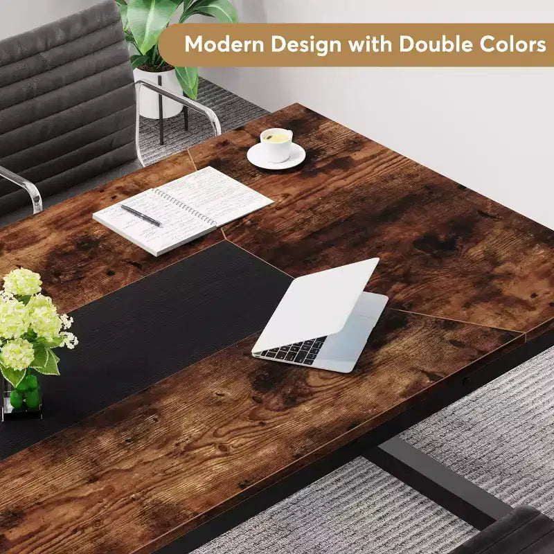 Tribesigns 70.9 Conference Table, Rectangular Meeting Seminar Table