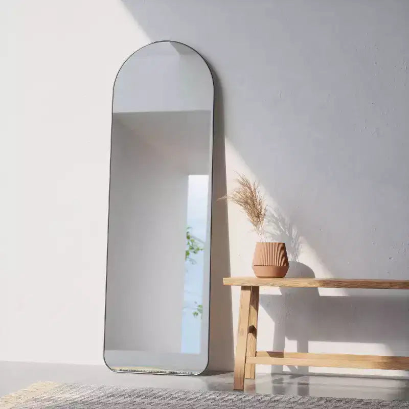 20 x 62 Hubba Arched Leaning Decorative Wall Mirror - Umbra