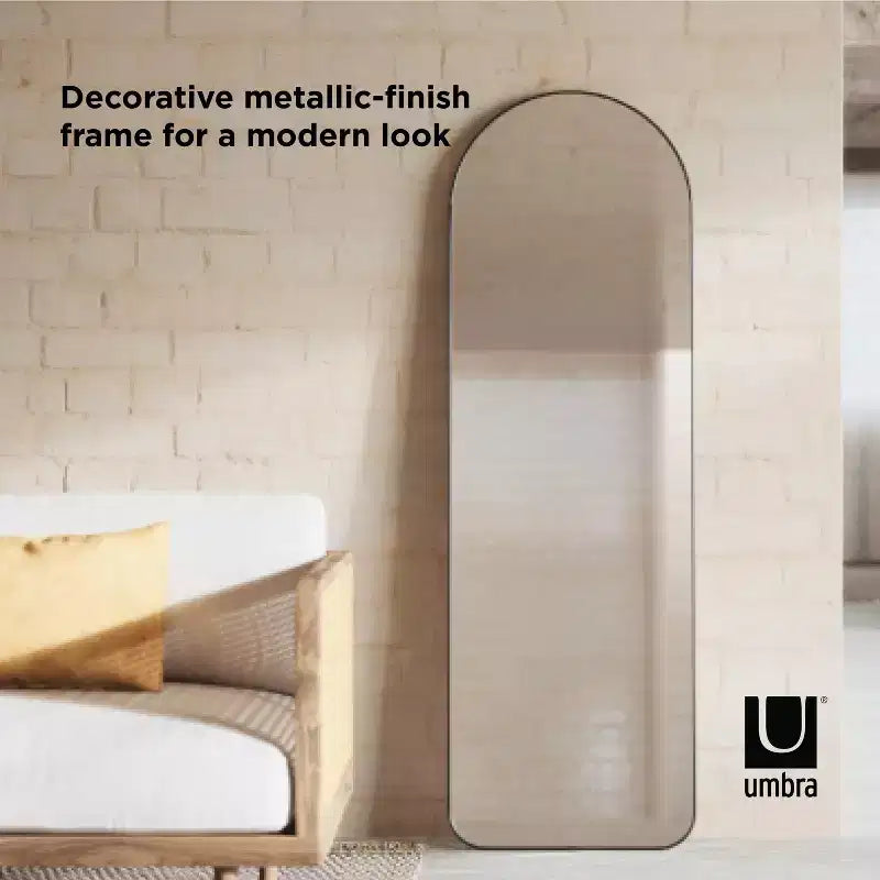 20 x 62 Hubba Arched Leaning Decorative Wall Mirror - Umbra