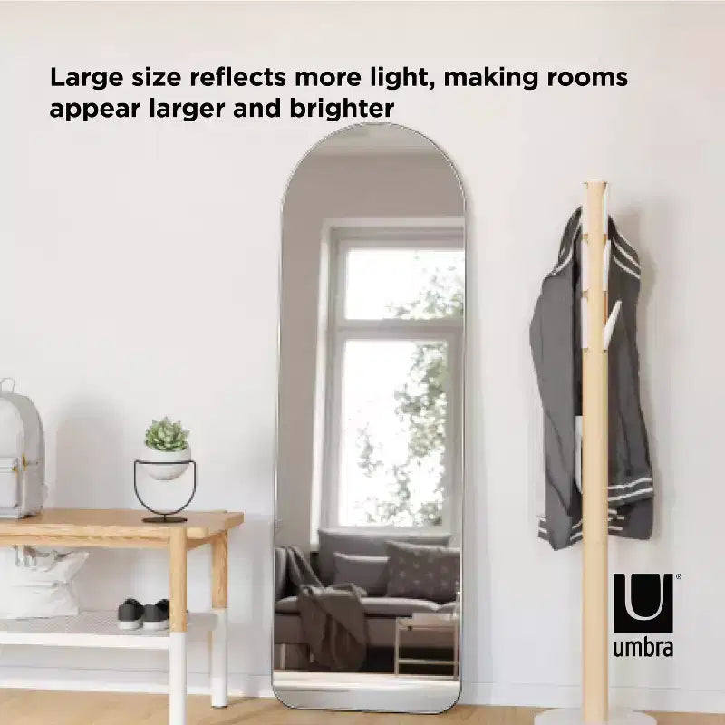 20 x 62 Hubba Arched Leaning Decorative Wall Mirror - Umbra
