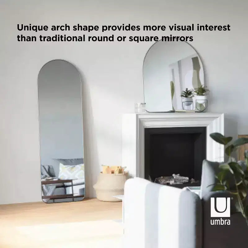 20 x 62 Hubba Arched Leaning Decorative Wall Mirror - Umbra