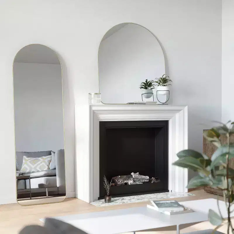 20 x 62 Hubba Arched Leaning Decorative Wall Mirror - Umbra