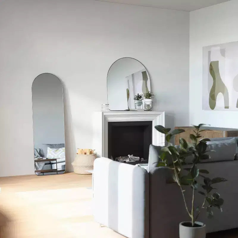 20 x 62 Hubba Arched Leaning Decorative Wall Mirror - Umbra
