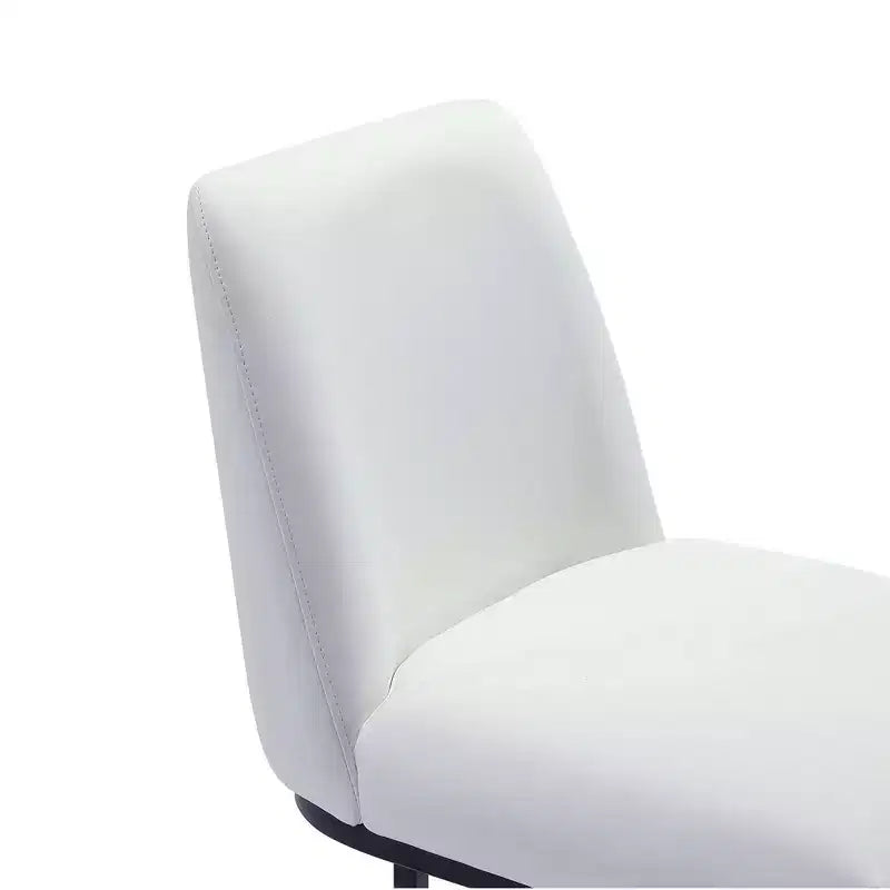 Manhattan Comfort Serena Leatherette Upholstered Metal Counter Height Barstool