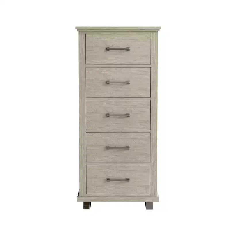 Festivo 2pc Contemporary 5 Drawer Chest and 3 Drawer Nightstand Set