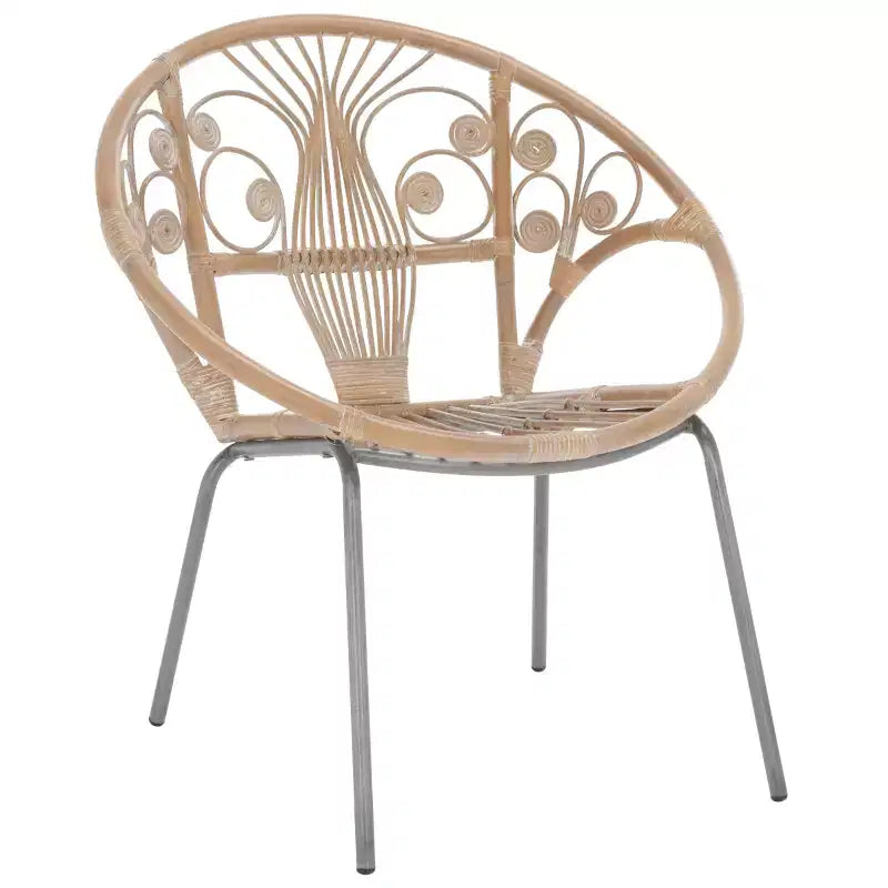 Carlson Accent Chair - WIK6505A - Grey White Wash/Black - Safavieh
