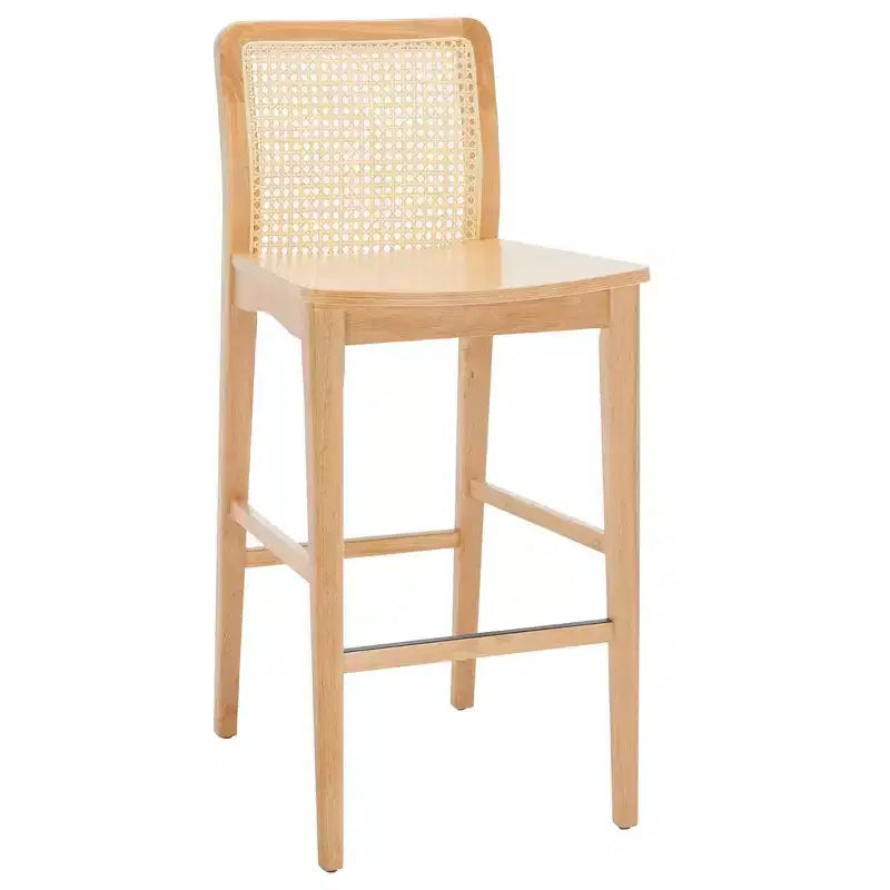 Benicio Rattan Bar Stool (Set Of 2) - BST1507 - Safavieh