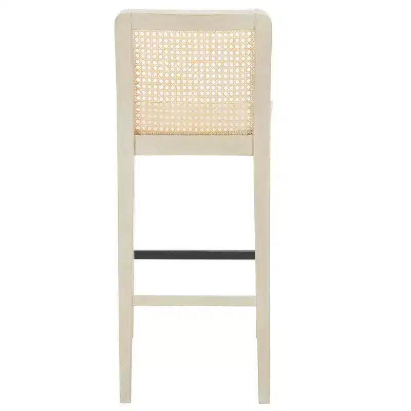 Benicio Rattan Bar Stool (Set Of 2) - BST1507 - Safavieh