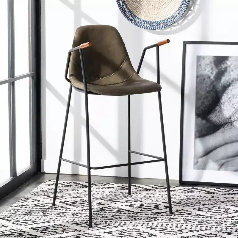 Tanner Mid Century Barstool - BST3001 - Safavieh