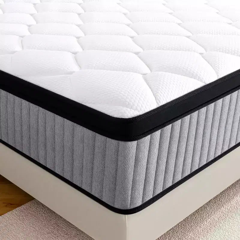 Wuleitex 10-inch full cold basic memory foam mattress without glass fiber, medium feel, breathable cooling layer, certified safety material