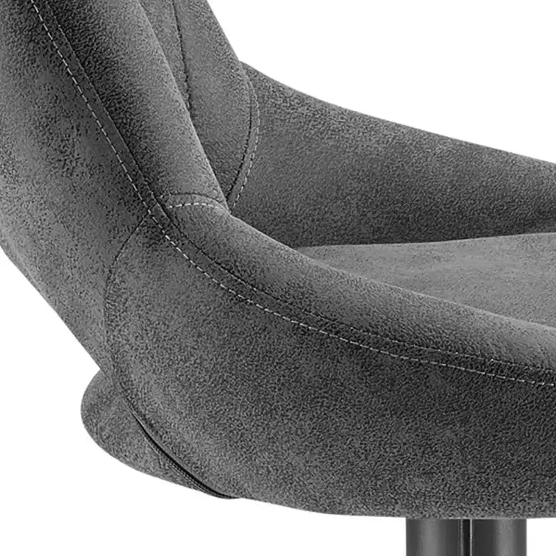 HOMLUX Adjustable Barstools Set of 2 Open Backrest Swivel Bar Height Chairs