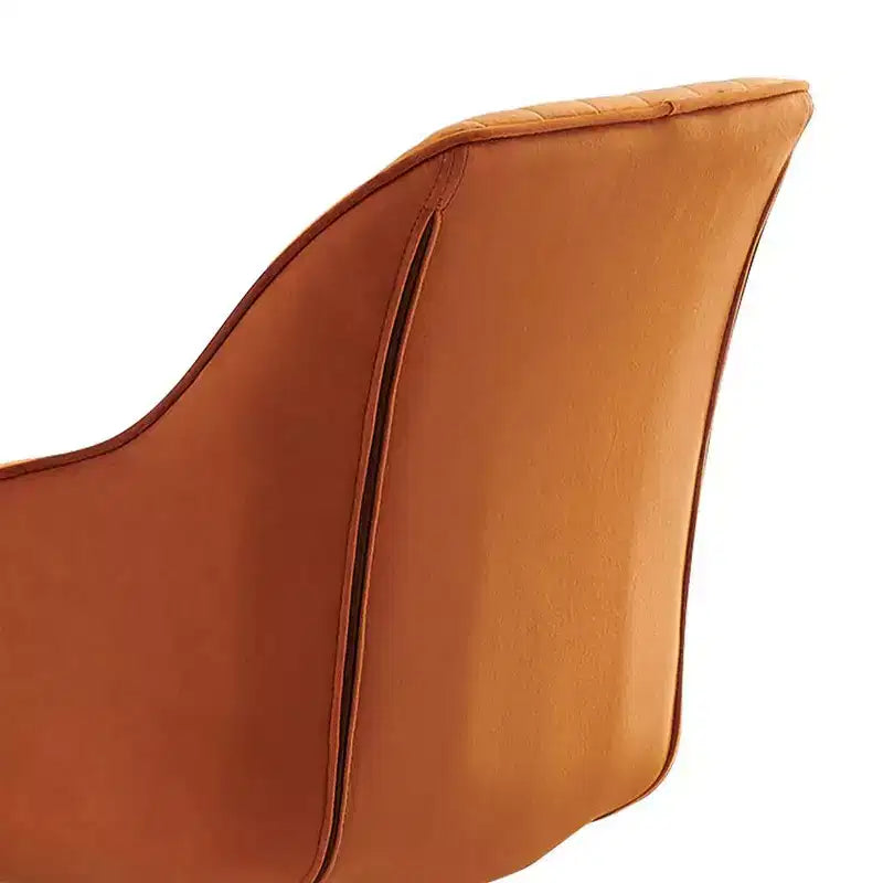 HOMLUX Mid-century Pyramid 360 Swivel Accent Chair Upholstered in Comfortable Velvet- Gold Plated Legs For Bedroom,Office,Dining