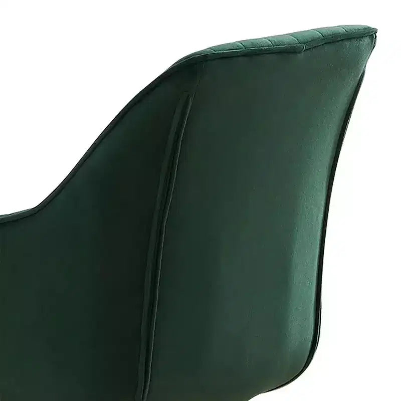 HOMLUX Mid-century Pyramid 360 Swivel Accent Chair Upholstered in Comfortable Velvet- Gold Plated Legs For Bedroom,Office,Dining