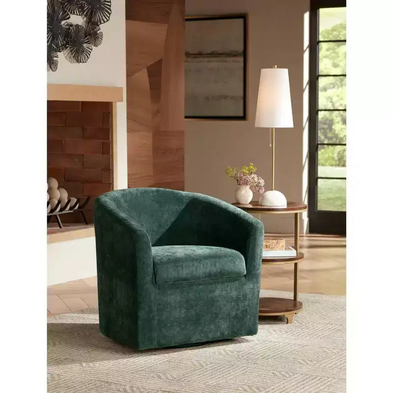 Studio 55D Keanu Farmhouse Rustic Bronze Round Accent Side End Table 15 1/4 Wide with 3-Shelf Brown Wood Tabletop for Living Room