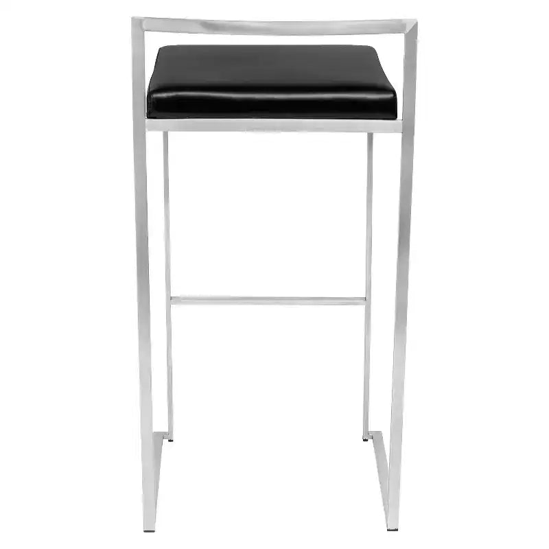 34 Set of 2 Fuji Contemporary Stackable Barstools - LumiSource