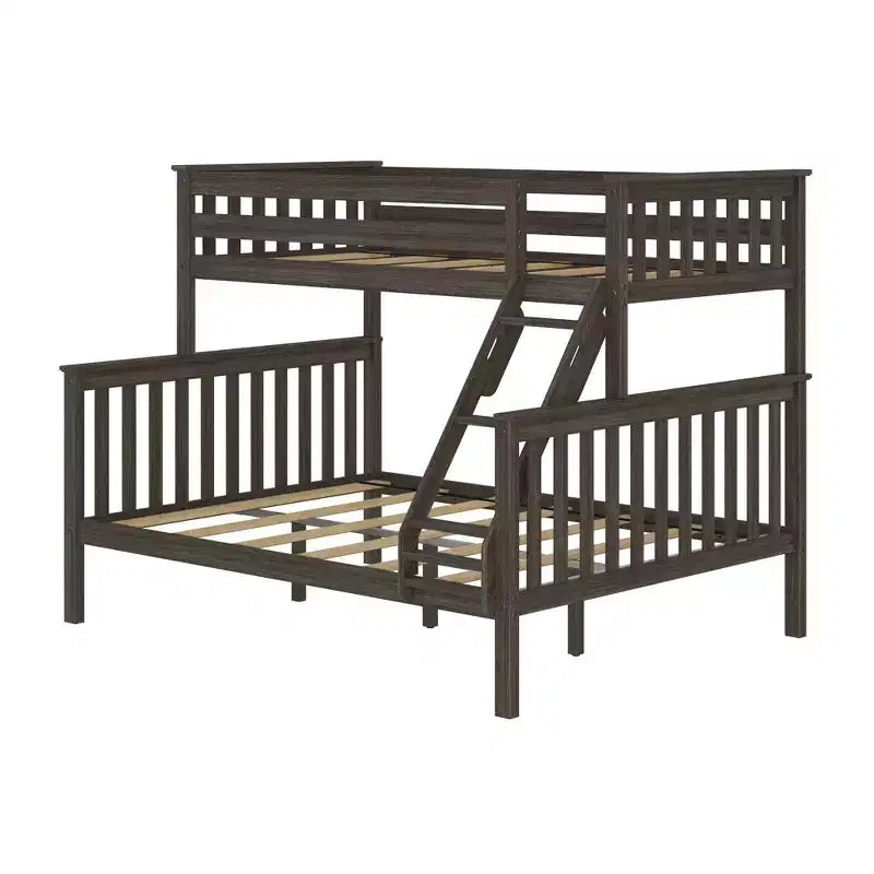 Plank+Beam Solid Wood Twin XL over Queen Bunk Bed for Adult