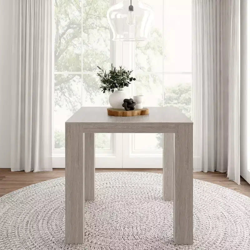 Plank+Beam Solid Wood Counter Height Table, 41 Modern Dinner Preparation tables
