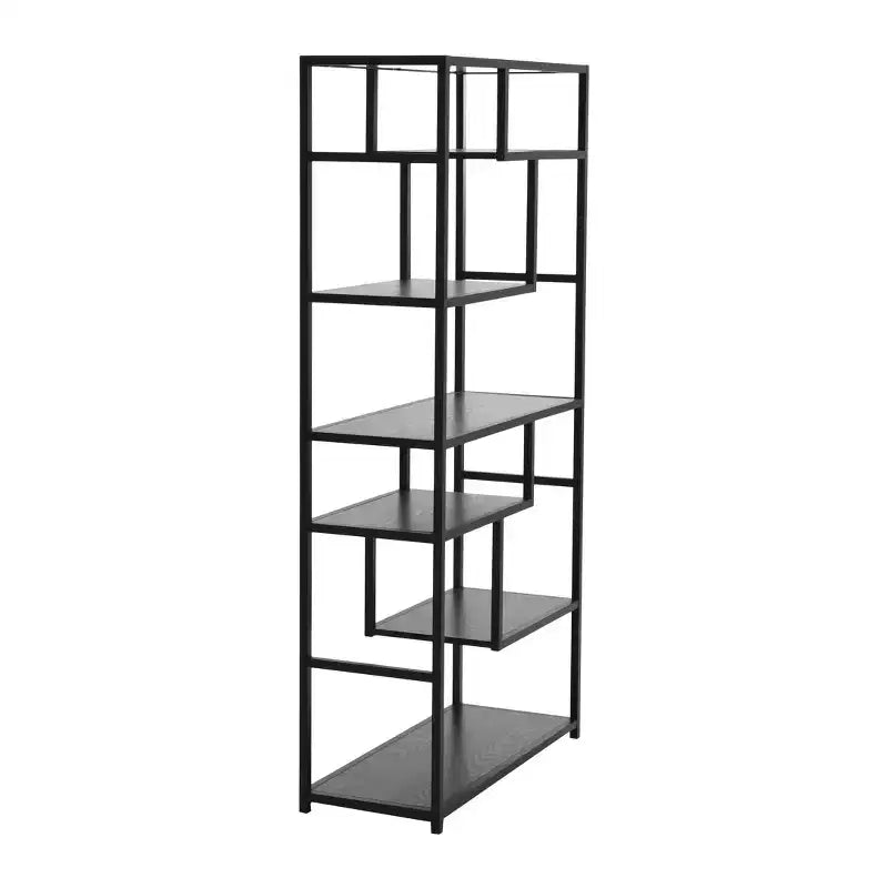 Household Essentials 65" Jamestown Tall 6 Shelf Bookshelf
