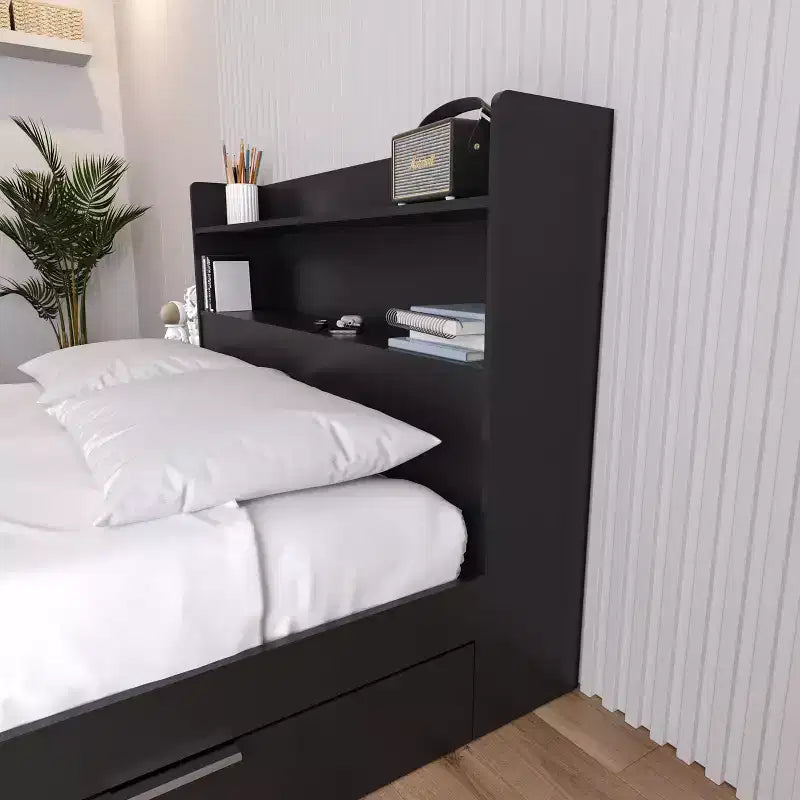 Nexera Hunter Bookcase Headboard