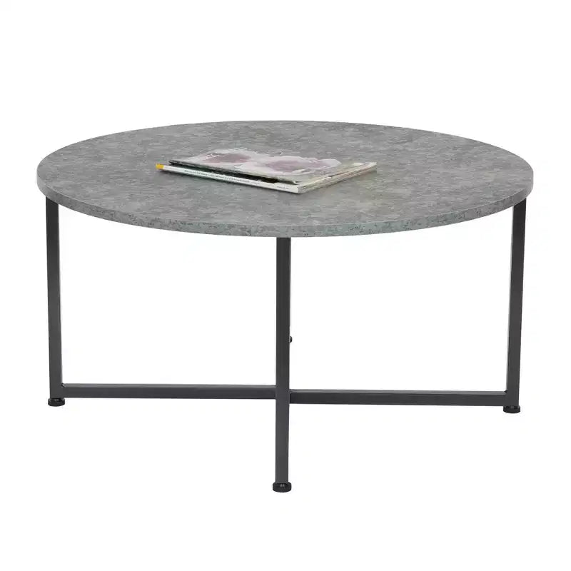 Household Essentials Jamestown Round Coffee Table