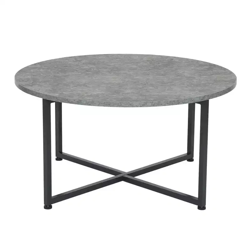 Household Essentials Jamestown Round Coffee Table