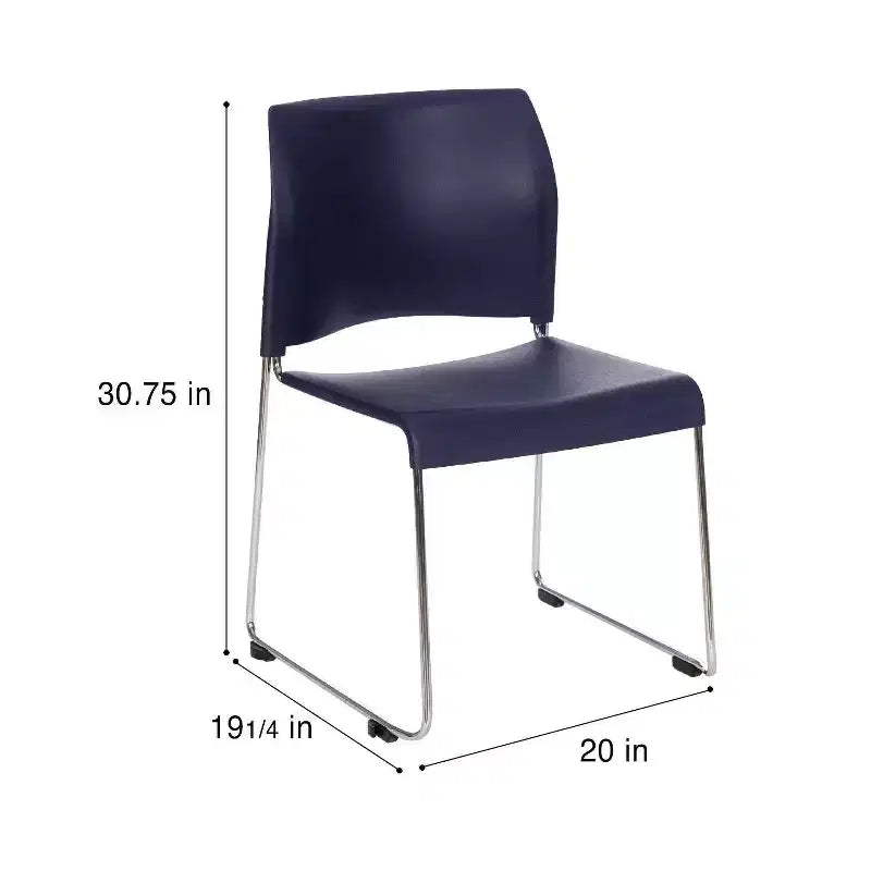 Hampden Furnishings 4pk Jody Collection Plastic Stack Chair