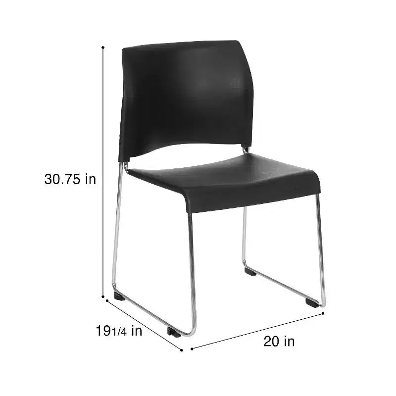 Hampden Furnishings 4pk Jody Collection Plastic Stack Chair