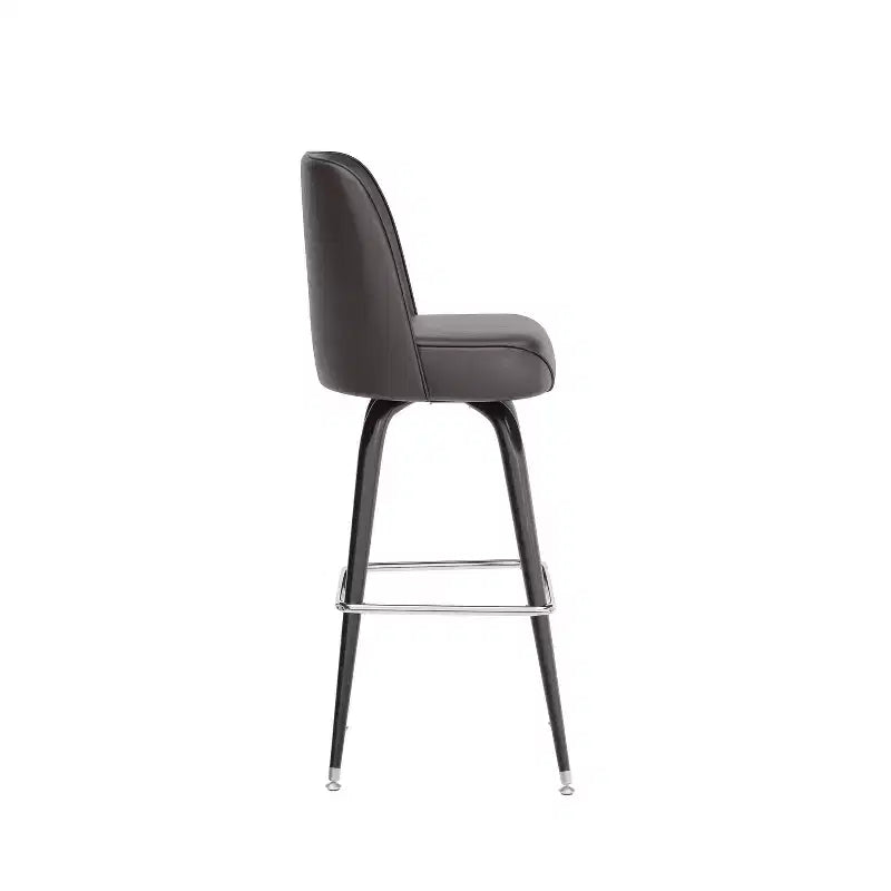 Emma and Oliver 2 Pack Metal Barstool with Swivel Bucket Seat
