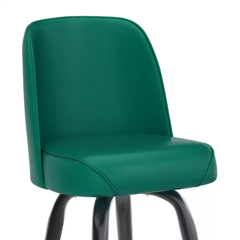 Emma and Oliver 2 Pack Metal Barstool with Swivel Bucket Seat